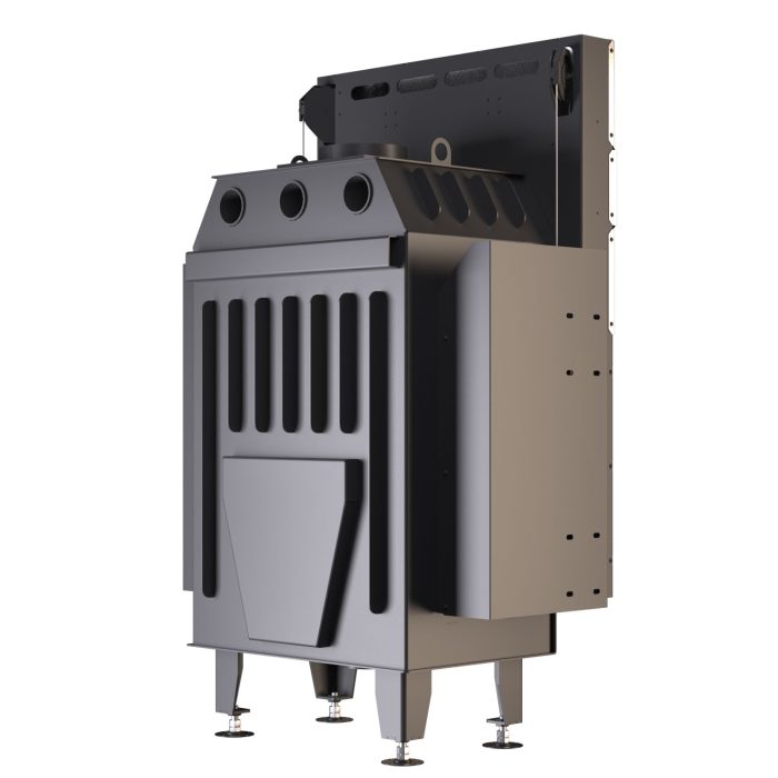 Камінна топка BOKAR 6050G (14,4 kW ) White ceramatex - Зображення 5