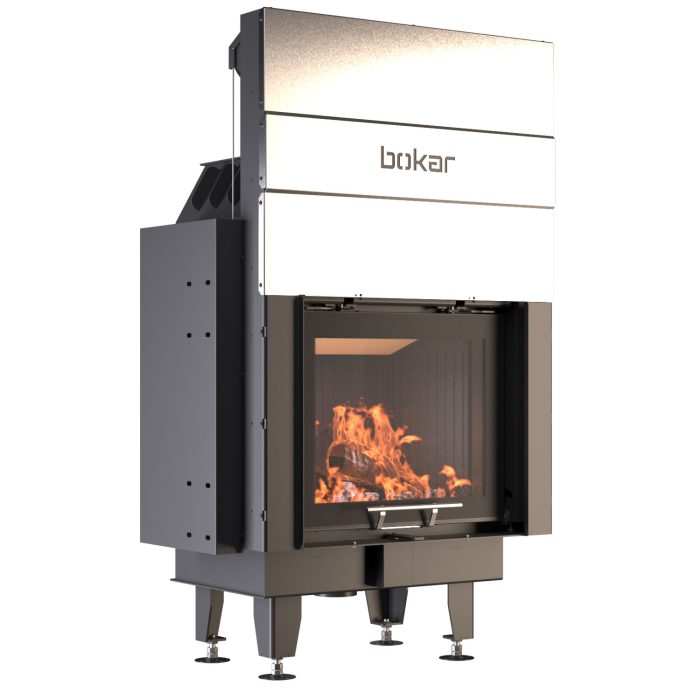 Камінна топка BOKAR 6050G (14,4 kW ) black ceramatex - Зображення 7