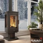 Чавунна дров'яна піч-камін Ravan Elis - Зображення 5