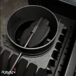 Чавунна камінна топка Ravan IMPERIAL 600 L на дровах - Зображення 13