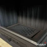 Чавунна камінна топка Ravan IMPERIAL 600 L на дровах - Зображення 10
