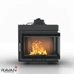 Чавунна камінна топка Ravan IMPERIAL 600 R на дровах - Зображення 3