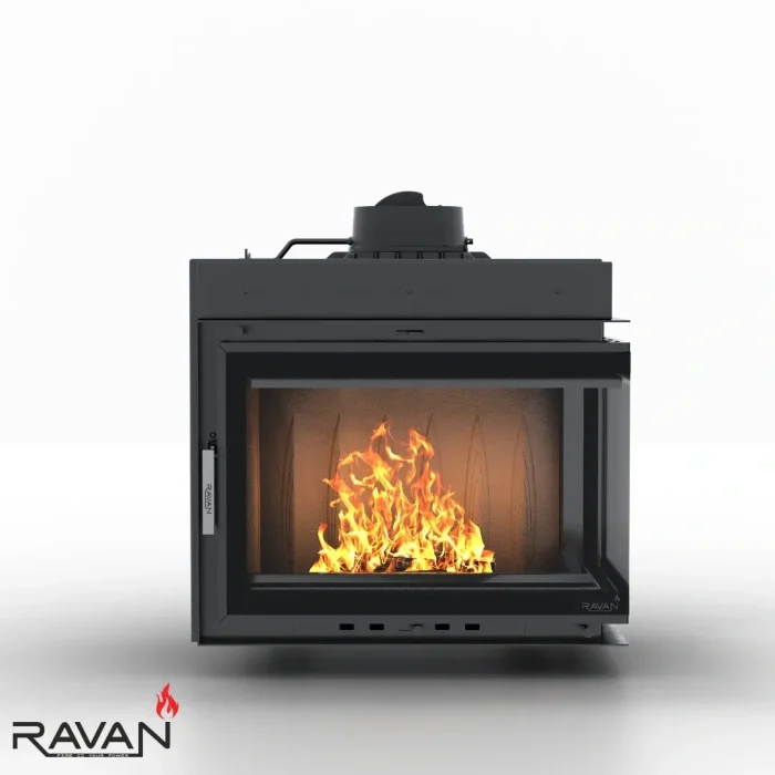 Чавунна камінна топка Ravan IMPERIAL 600 R на дровах - Зображення 3
