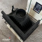Чавунна камінна топка Ravan IMPERIAL 600 R на дровах - Зображення 11