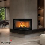 Чавунна камінна топка Ravan IMPERIAL 700 R на дровах - Зображення 5