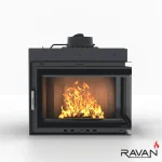 Чавунна камінна топка Ravan IMPERIAL 700 R на дровах - Зображення 2