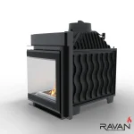 Чавунна камінна топка Ravan IMPERIAL 700 R на дровах - Зображення 4