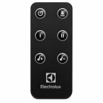 Електрокамін настінний Electrolux EFP/W-1250ULS з обігрівом, прямим склом, реалістичним ефектом полумʼя, зі звуком, дровами та білим камінням, розмір 900x560x95 - Зображення 6
